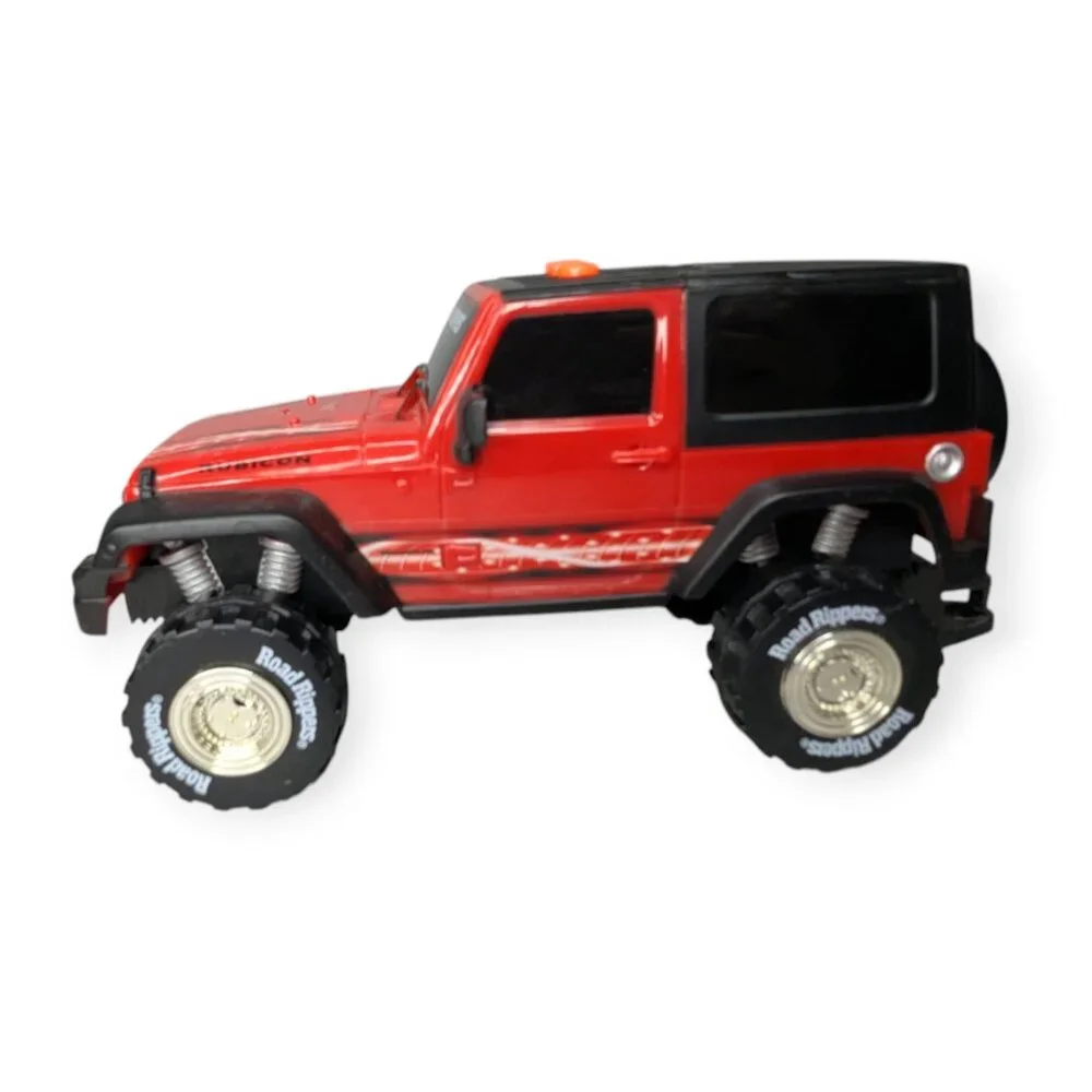 Road Rippers Jeep Wrangler Rubicon Off Road Crew w/Lights & Sounds Toy Car WORKS